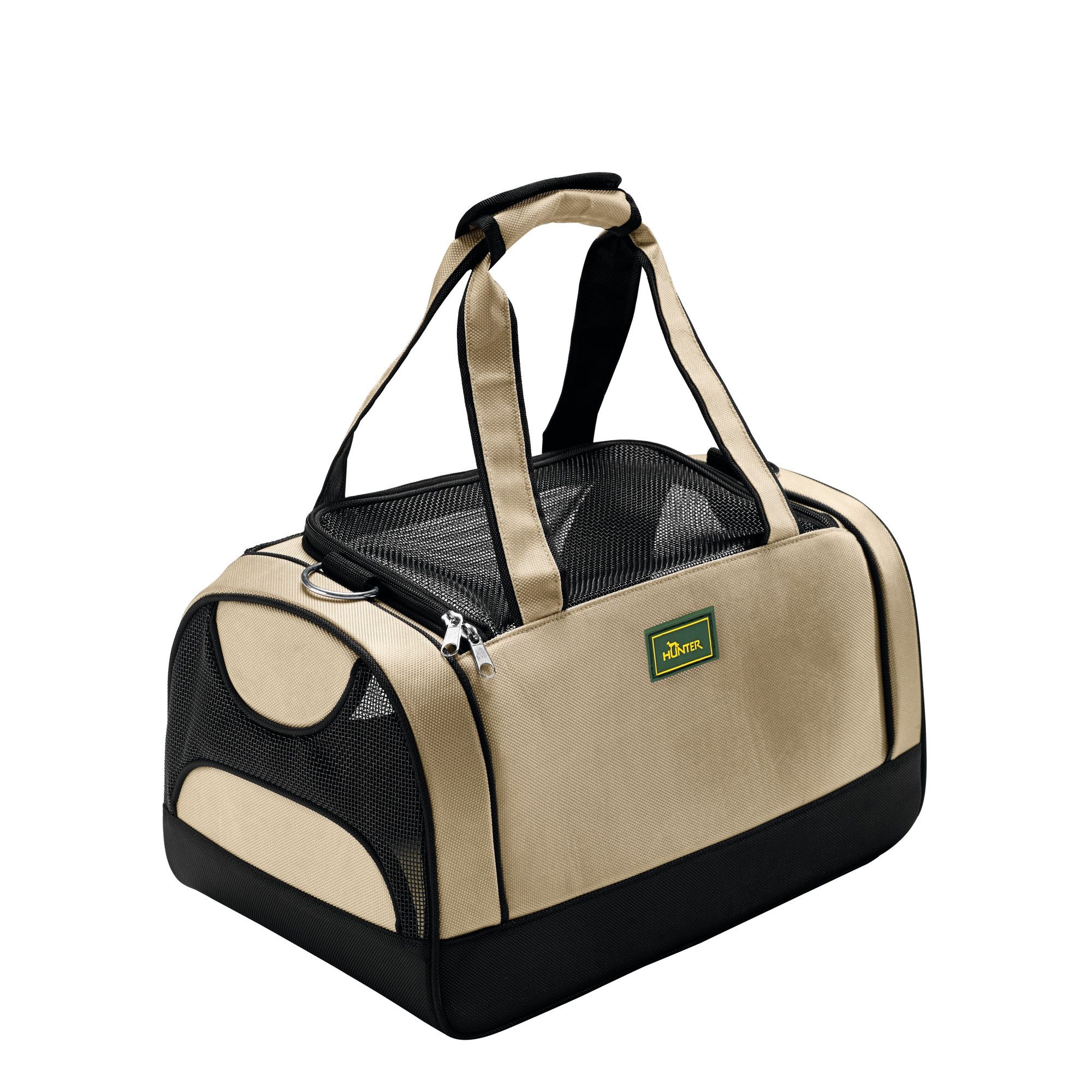 HUNTER | Tragetasche für Hunde | Portland | Beige | für Tiere bis 8 kg | Pflegeleicht | Robust