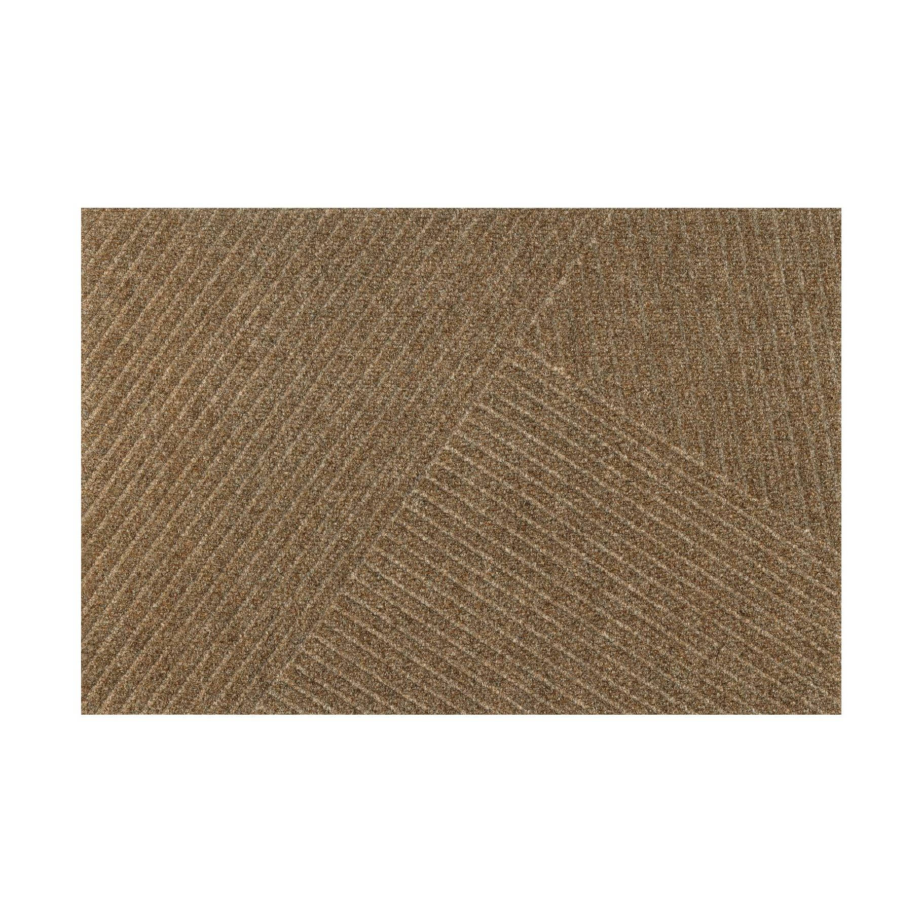 Fußmatte Sanft gestreift 90 x 60 cm Schmutzfangmatte waschbar Floornovo Minimal Design