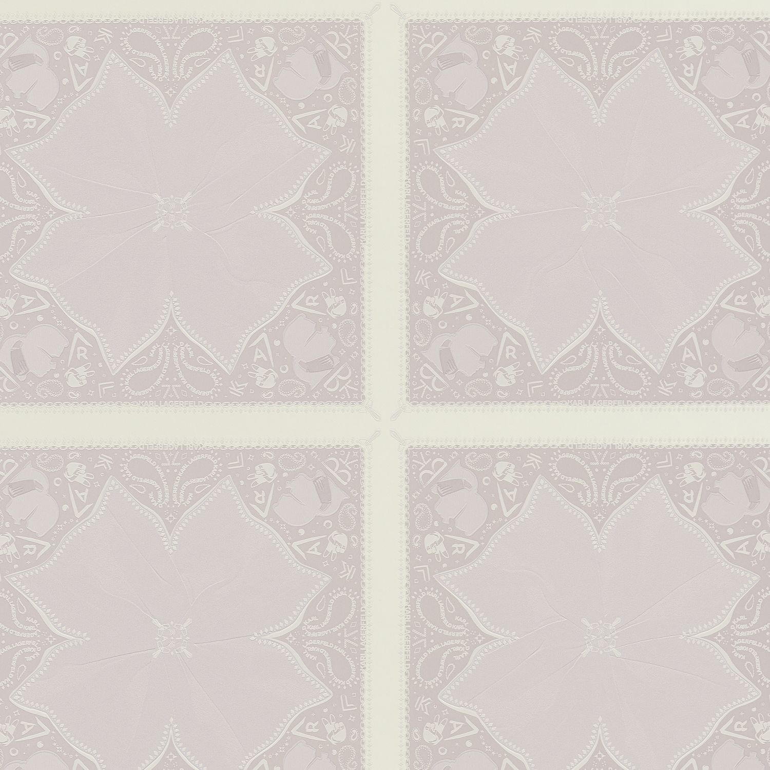 A.S. Creation | Karl Lagerfeld | 378454 | Vliestapete | Blumenoptik | 0.53 x 10.05 m | Rosa
