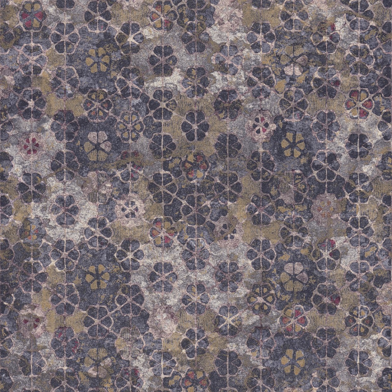 A.S. Creation New Walls | 373914 | papier peint intissé floral | 0.53 m x 10.05 m | mauve
