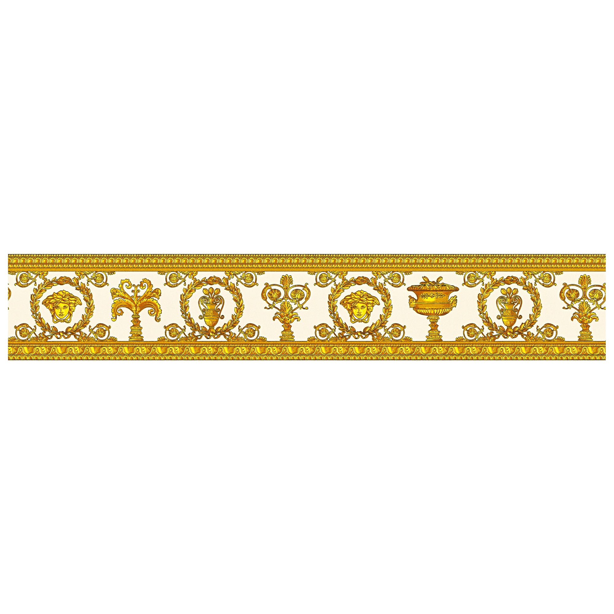 A.S. Creation | Versace 3 | 343052 | Vliesbordüre | Borte | 0.09 x 5 m | Gelb