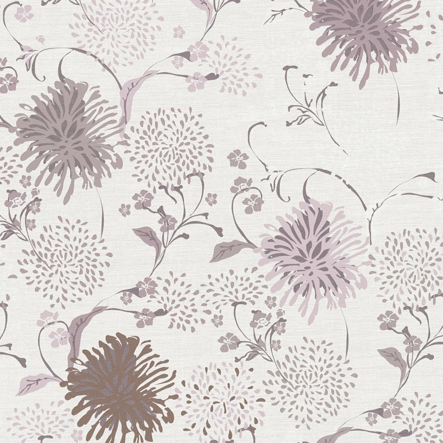 A.S. Creation House of Turnowsky 389001 Papel pintado no tejido Diseño floral 10,05 x 0,53 m Blanco
