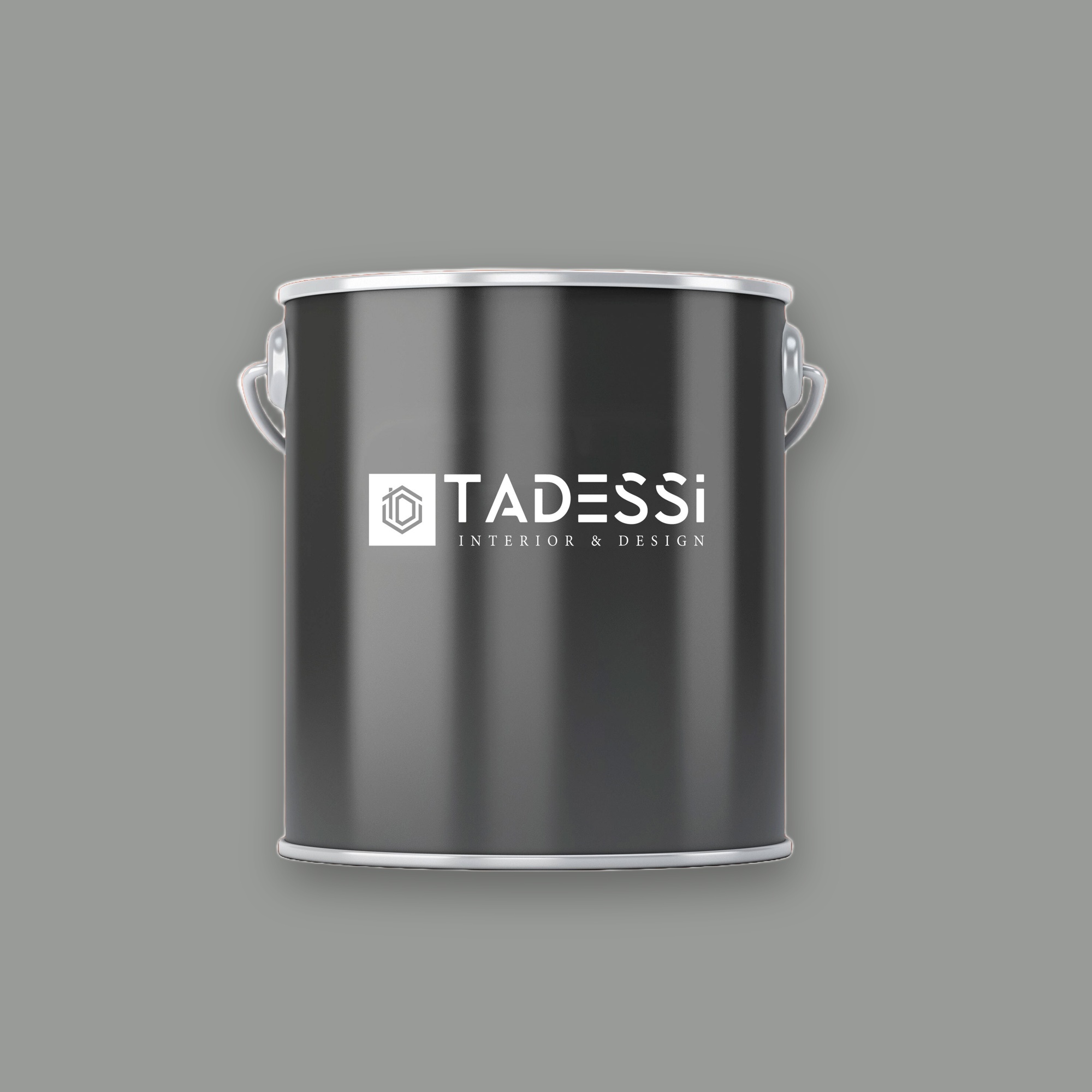 TADESSI Wall Select - Wandfarbe Grau  - Mittelgrau -  Hochwertige Innenfarbe  -  Intensive Farbkraft