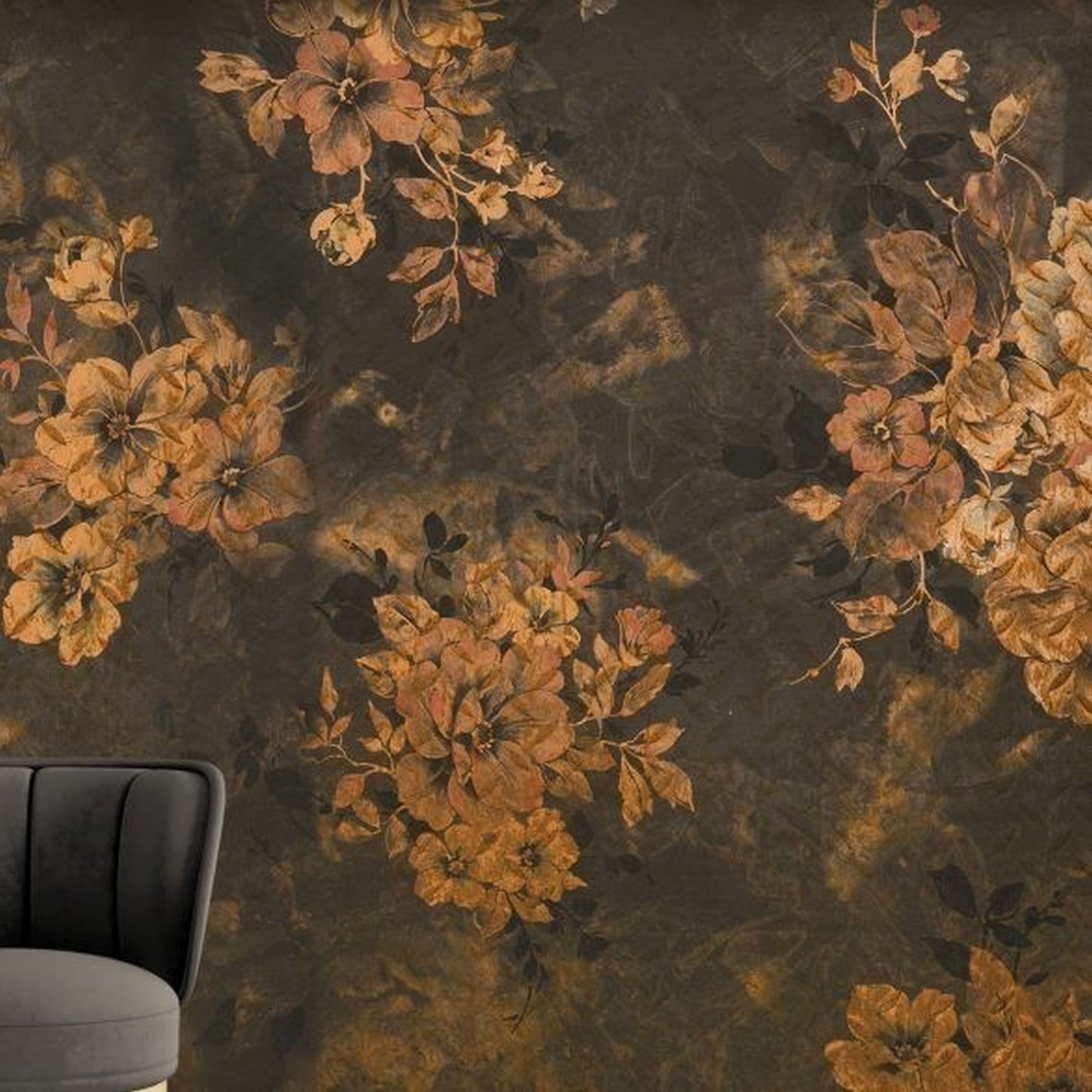 A.S. Creation | Atelier 47 | DD118300 | Fototapete | Vlies | 400 x 270 cm | Wald & Pflanzen | Orange