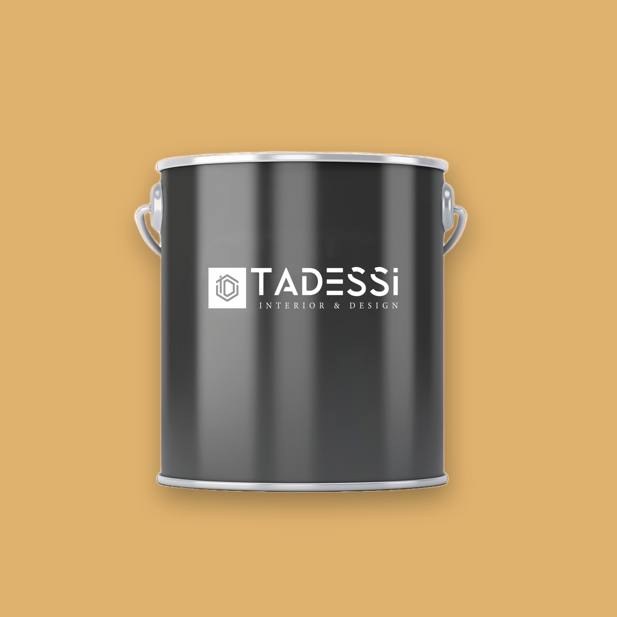 TADESSI Wall Select - Wandfarbe Gelb  - Bernstein -  Hochwertige Innenfarbe  -  Intensive Farbkraft