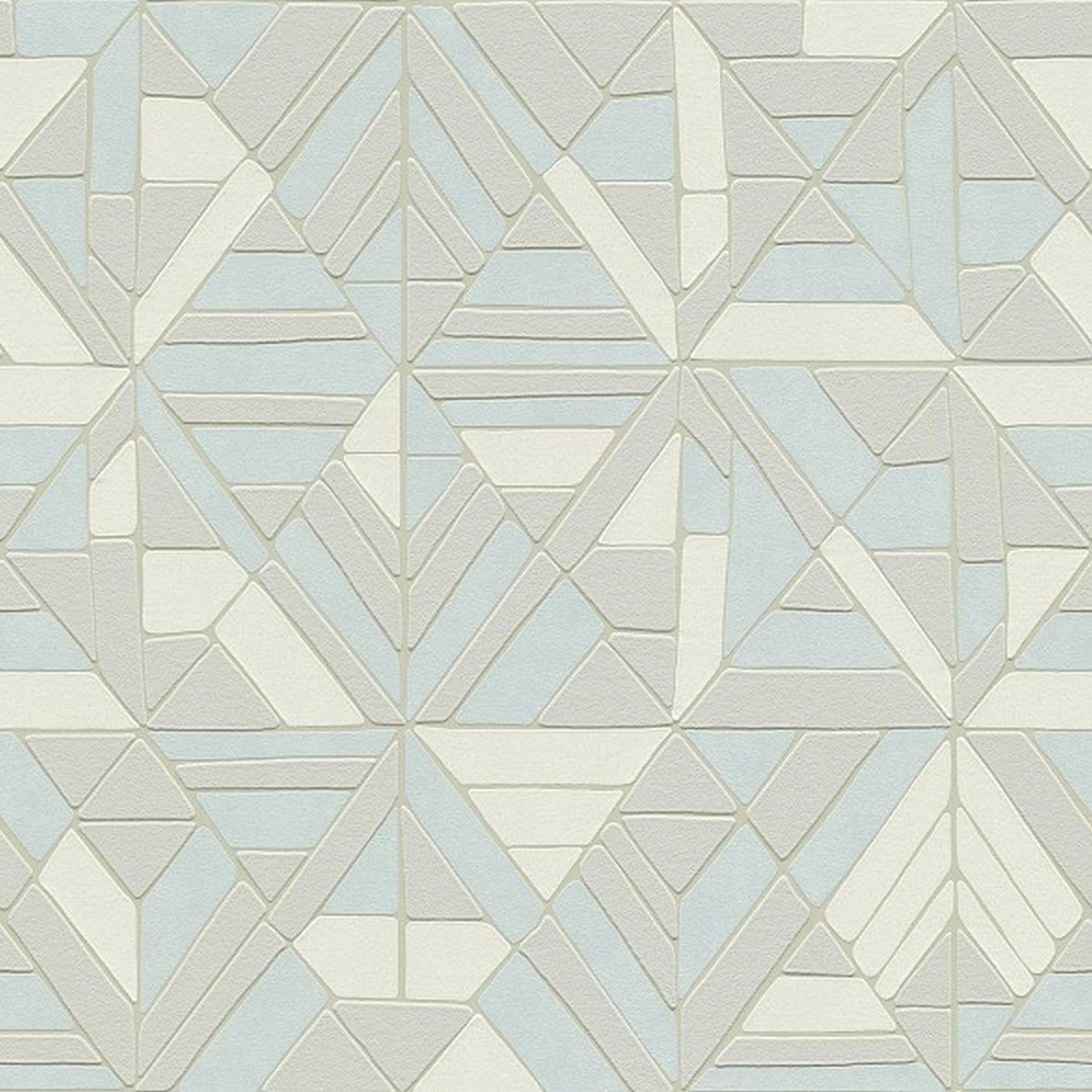 A.S. Creation | Pop Style | 374813 | Vliestapete | Vintage | Retro | 0.53 x 10.05 m | Blau