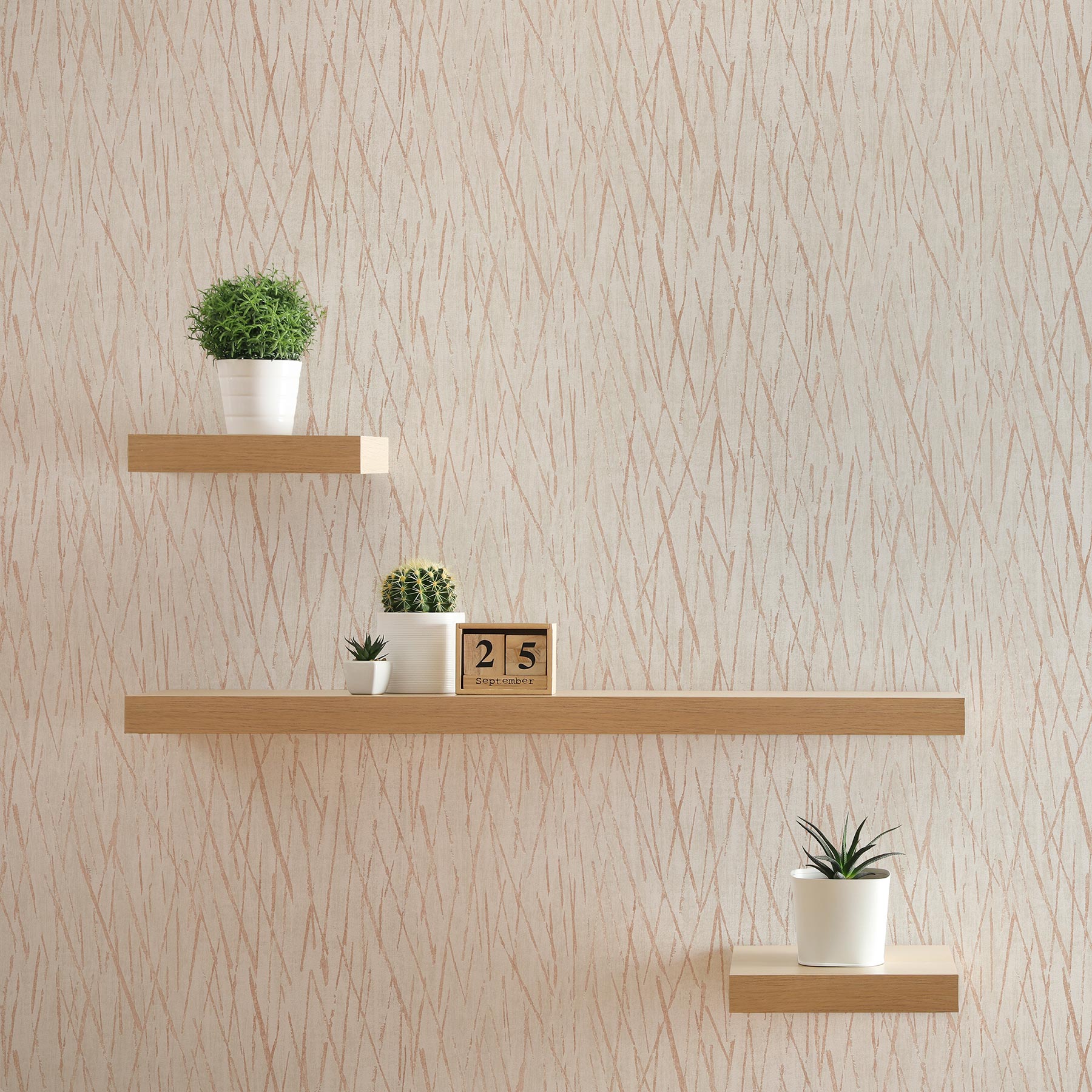 Tapete Grafik Meo M1-No.1712 Vliestapete Metallic Creme Struktur Modern