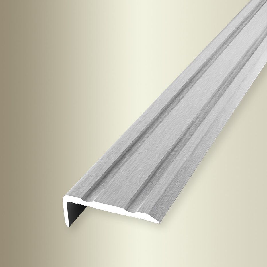 Küberit Treppenkanten- & Winkelprofile H 10 mm B 24.5 mm L 1000 mm Einfasshöhe 0 - 7 mm
