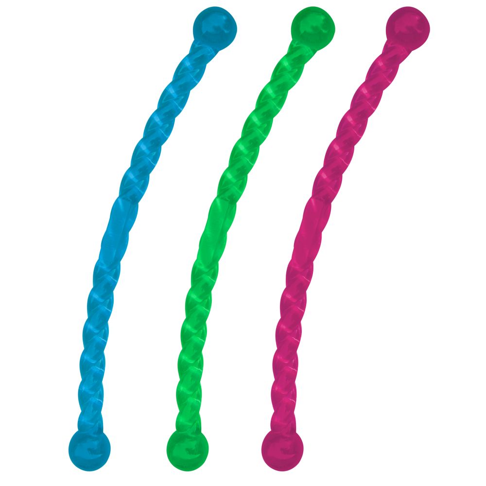 Kong | Stock | Kauspielzeug | 29 cm | Grün | Blau | Rot | Kunststoff | Stab